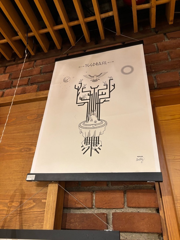 Yggdrasil artwork by Nordisen (Oslo)