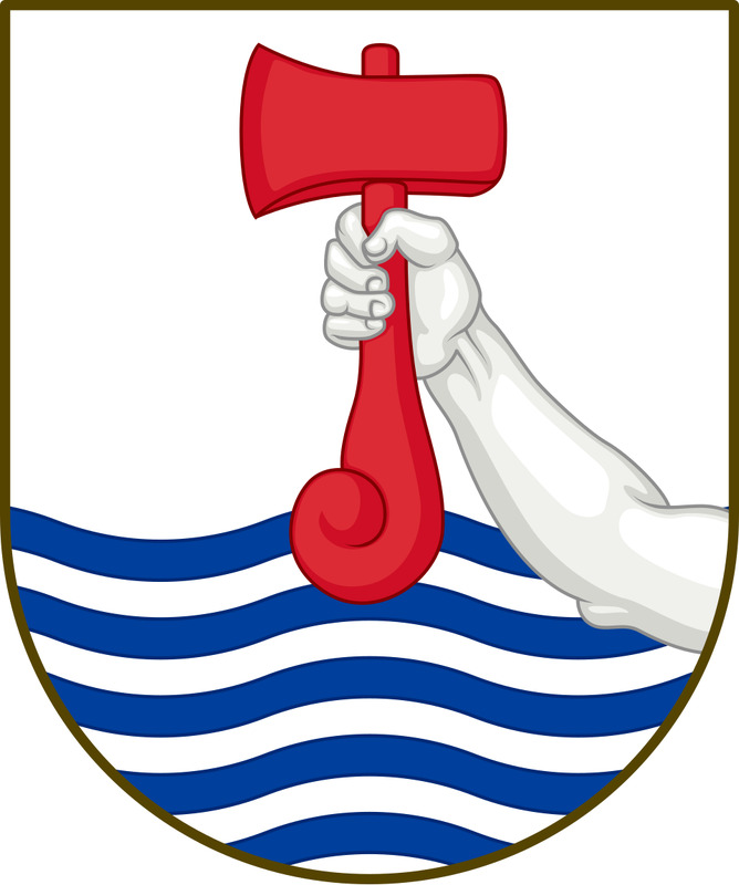 Artistic interpretation of coat of arms of Tórshavn
