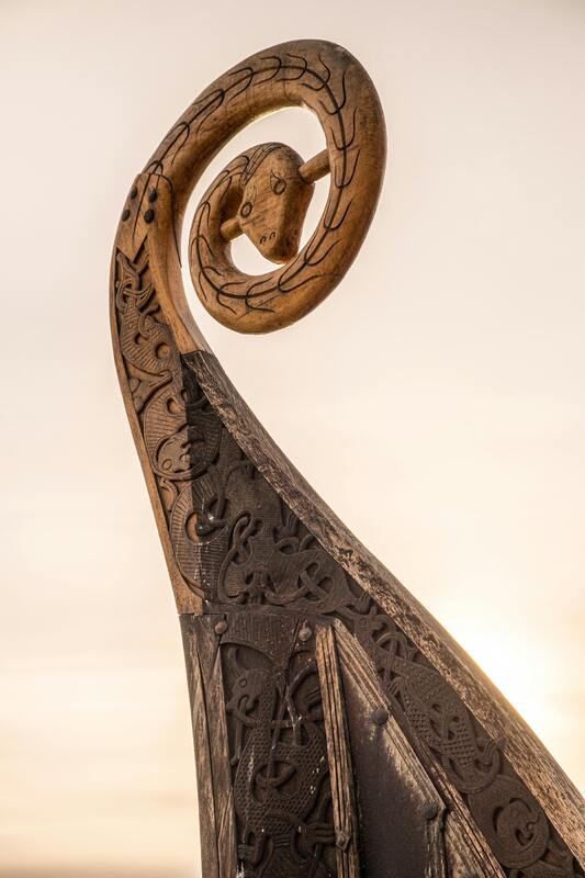 Bow of the Oseberg Ship