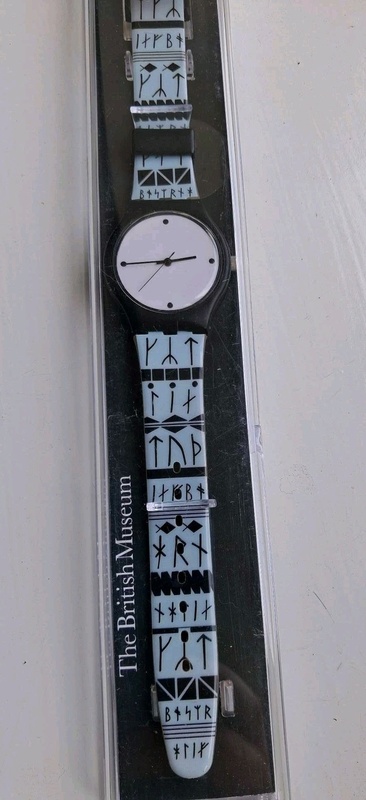 Runic wristwatch from The British Museum