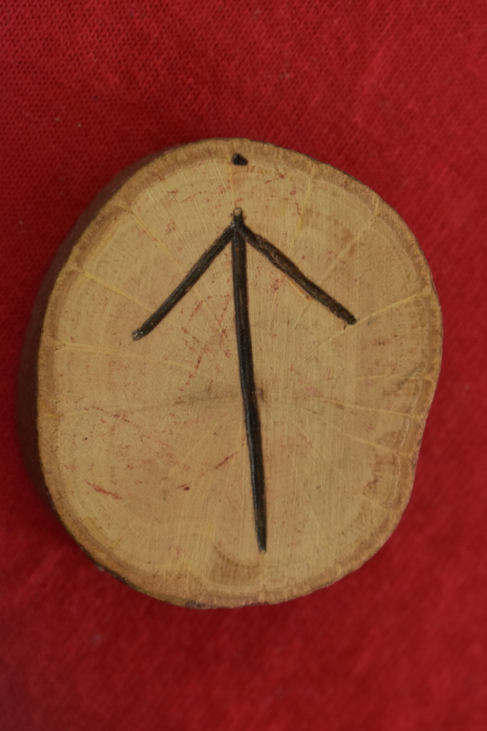 Modern depiction of the Týr rune.