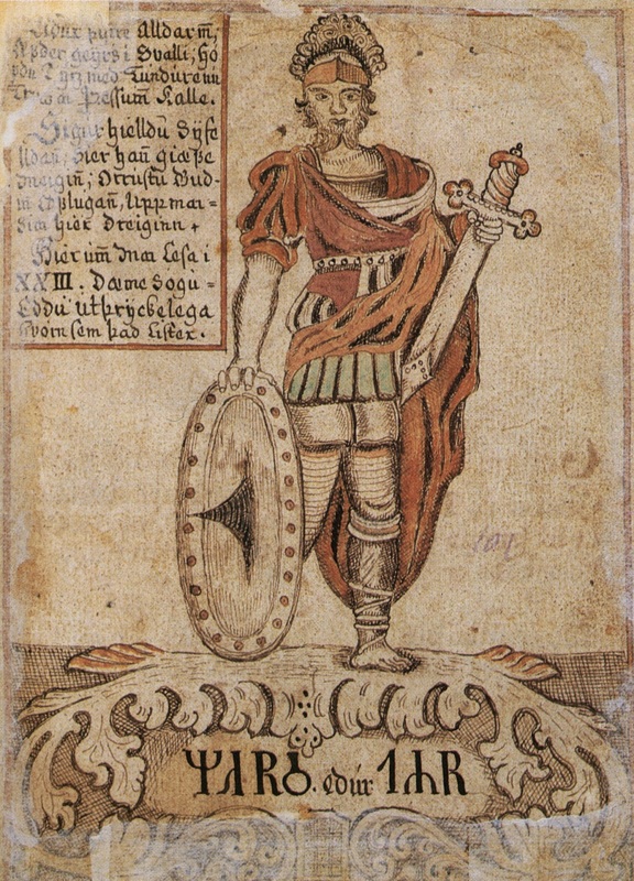The Norse God Tyr ( ÍB 299 4to)