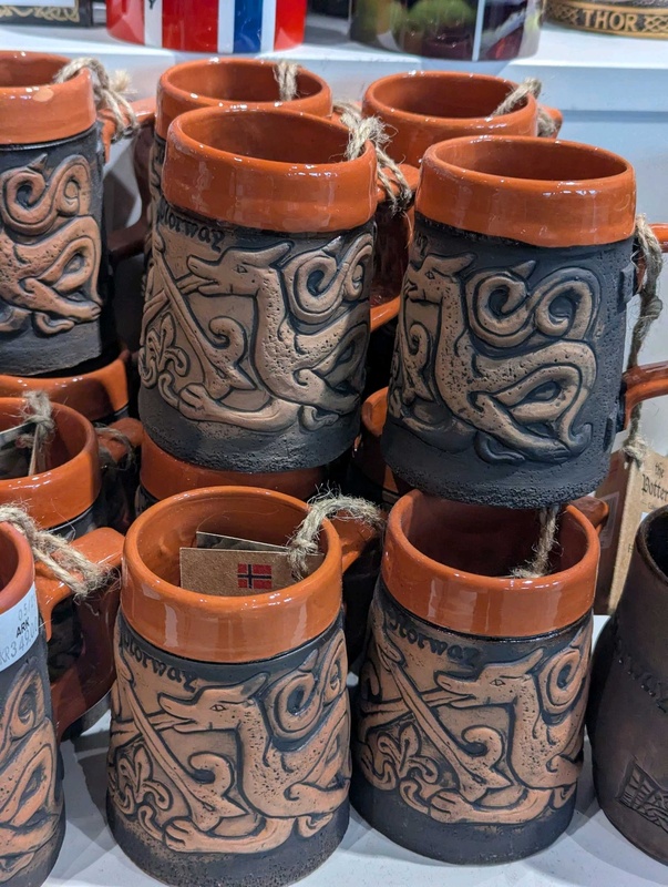 Viking dragon mug from Brødrene Flaarønning's