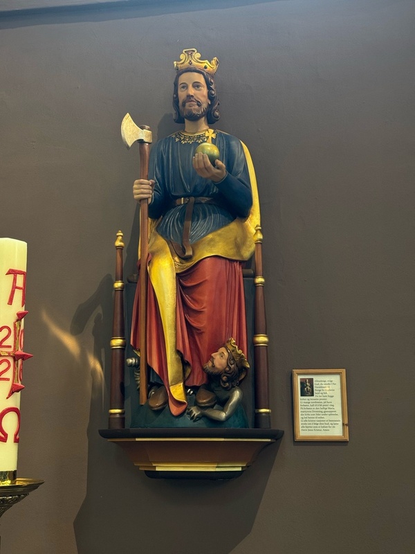 Sculpture of Saint Olaf