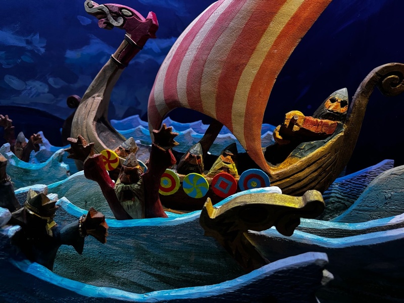 Ship Sculpture in Borganes