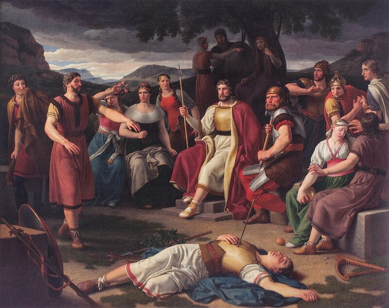 'The Death of Balder' (C. W. Eckersberg)