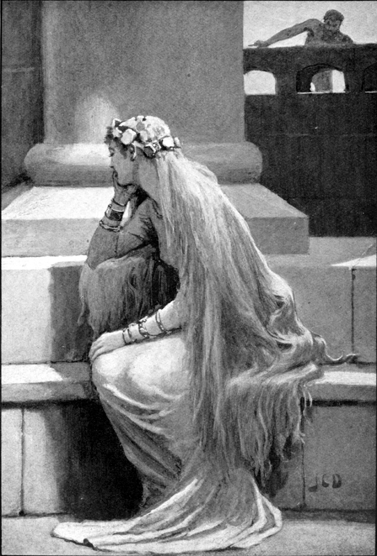 Illustration of the goddess Sif
