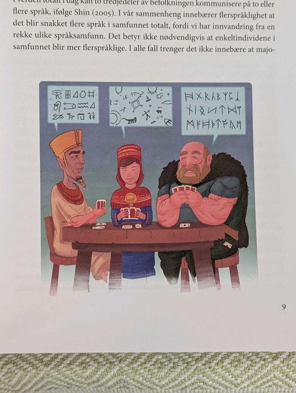 Illustration in "Andrespråksdidaktikk - en innføring"