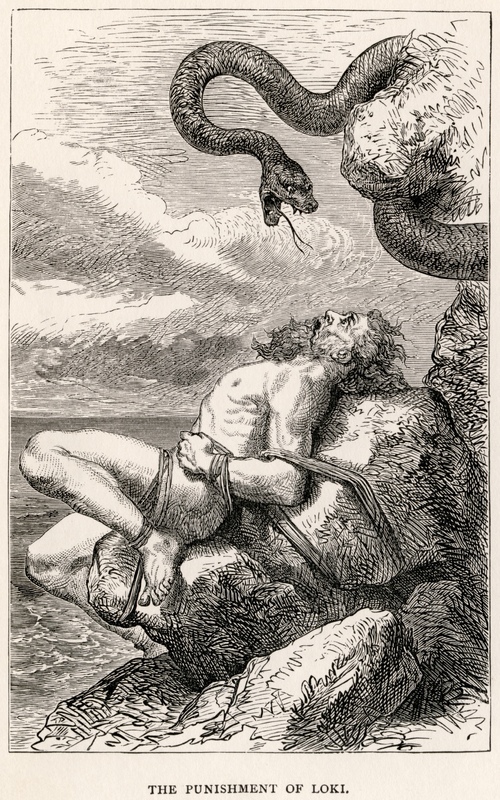 'The Punishment of Loki' (L. Huard)
