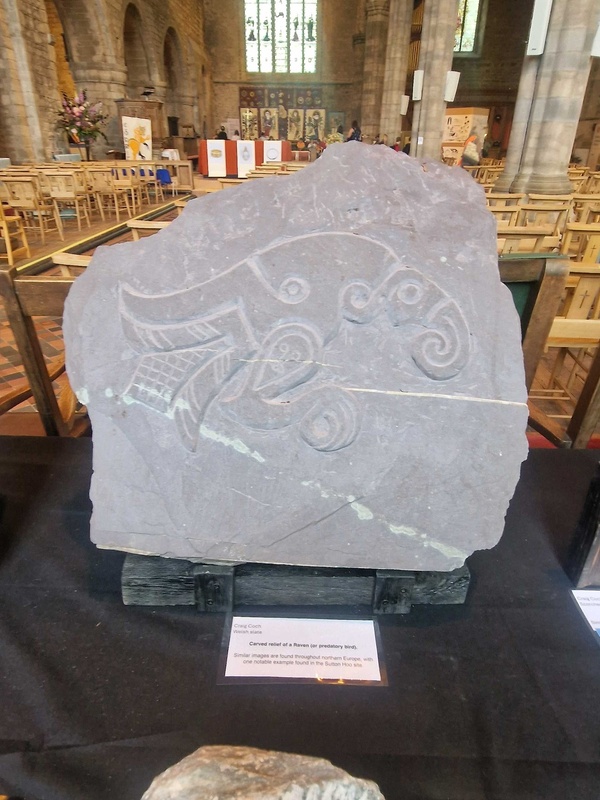 Carved Relief of a Raven from Leominster Priory