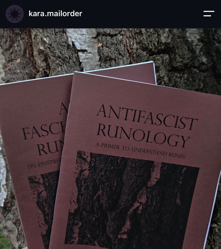 Antifacist runology- book