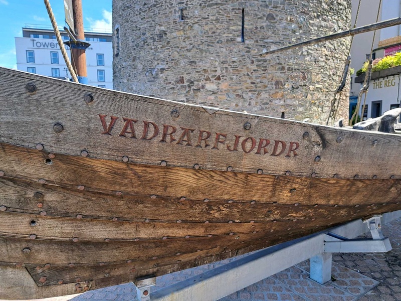 The Vadrarfjordr replica viking ship (Waterford)