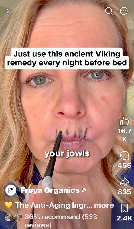 Social Media post about Viking remedies