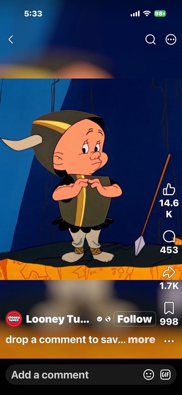 Elmer Fudd from Looney Tunes dressed as a Viking