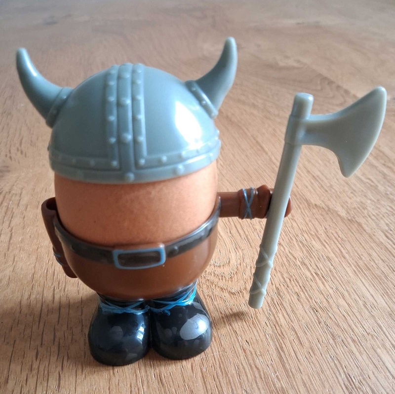 Viking egg cup holder