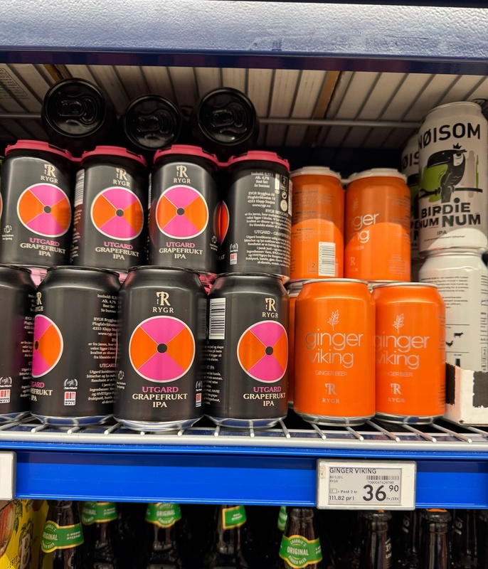 Norse named drinks from Rygr brewery