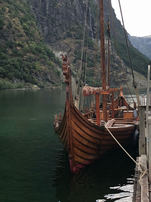 Replica of a Viking ship