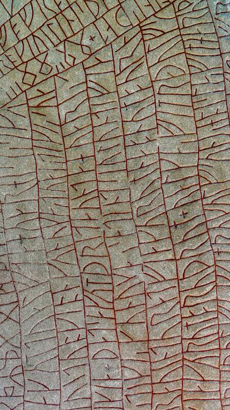 Detail from the Rök Stone (Sweden).