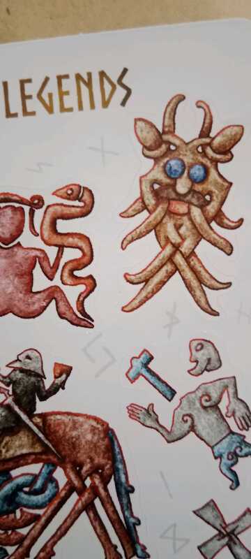 Runic Stone Sticker Set