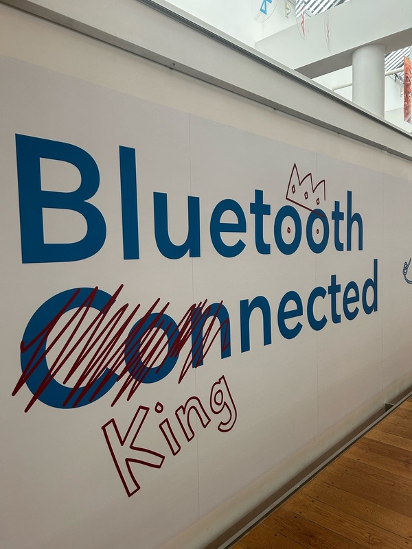 Banner for a Bluetooth exhibition