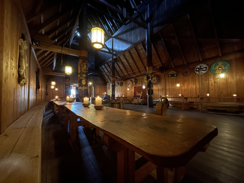 Gildehallen Interior at Midgard Vikingsenter