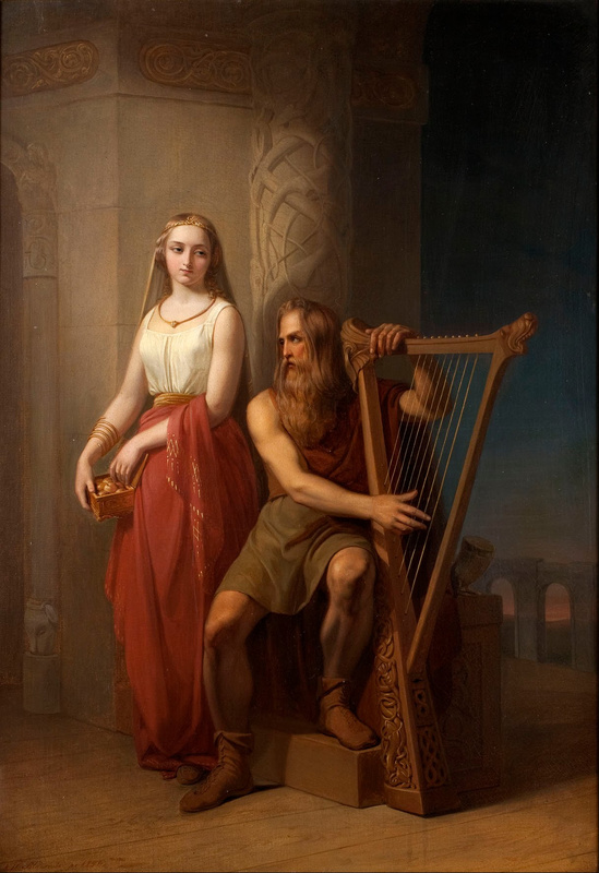 'Idunn and Bragi' (N. Blommér)