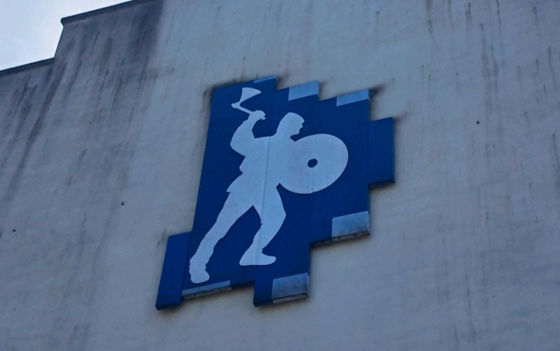 Public artwork featuring a Viking