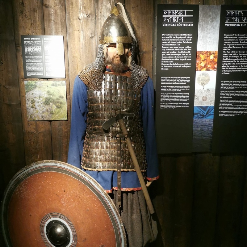 Mannequin in Birka Viking Warrior Exhibition (Stockholm)