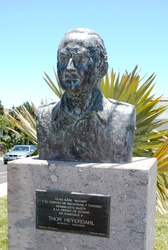 Bust of Thor Heyerdahl