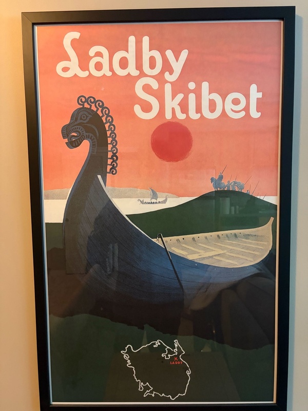 Ladby Viking Ship Museum Poster