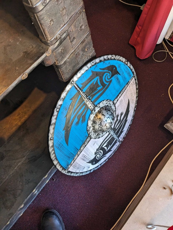 Viking themed shield from Assassins Creed Valhalla