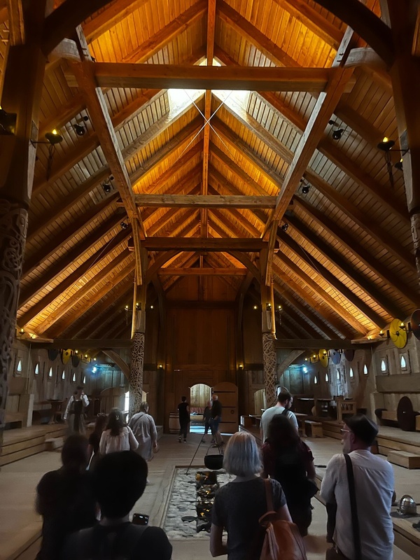 Vikings hall in Sagnlandet Lejre