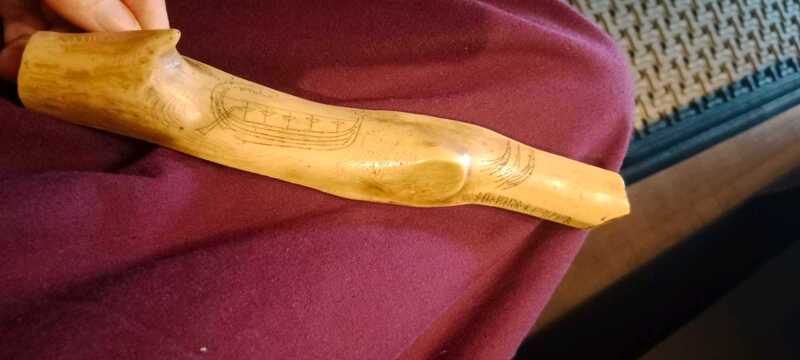 Replica of the back side of the Leidangen runic stick