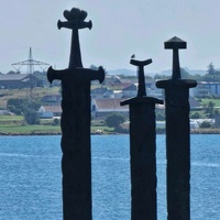 Sverd i fjell monument in Stavanger