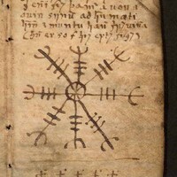 The Ægishjálmur in an Icelandic manuscript (Lbs. 143 8vo)