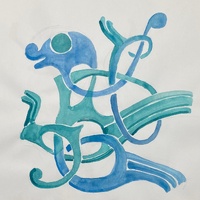 Artwork inspired by The Broa/Oseberg Style (c. AD 780-850)