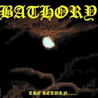Photograph of front cover of "The Return……", by Swedish metal band Bathory