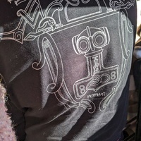 Sweater with Norse inspired motif