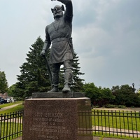 Statue of Leif Erikson in Duluth, Minnesota (USA)