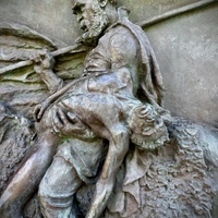 Bronze Relief of Egill Skallagrímsson and Böðvarr
