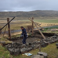 Reconstructing a pit house at Eiríksstaðir (Iceland)