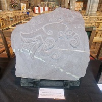 Carved Relief of a Raven from Leominster Priory