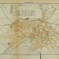 Historical map of Odense