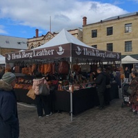 Henk Berg Leather trading stall