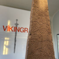 Eleventh-century Dynna runestone (N 68): the centrepiece of the VÍKINGR exhibition in the Historical museum in Oslo