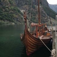 Replica of a Viking ship