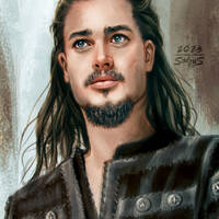 Drawing of Uhtred from "The Last Kingdom" (solgasart)