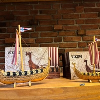 Reproduction of Viking ship in two sizes