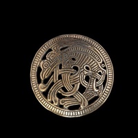 Replica Urnes-style disk brooch