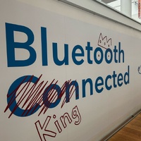Banner for a Bluetooth exhibition
